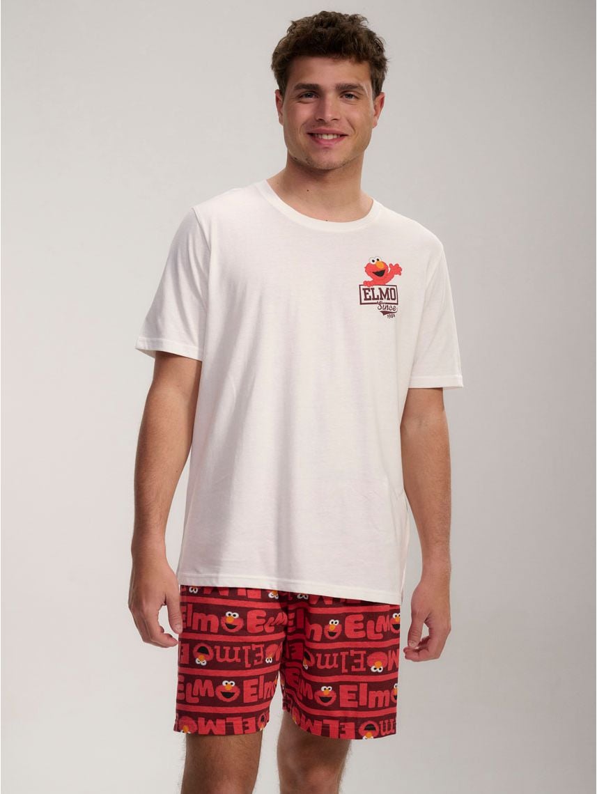 סט פיג’מה קצרה| Sesame Street