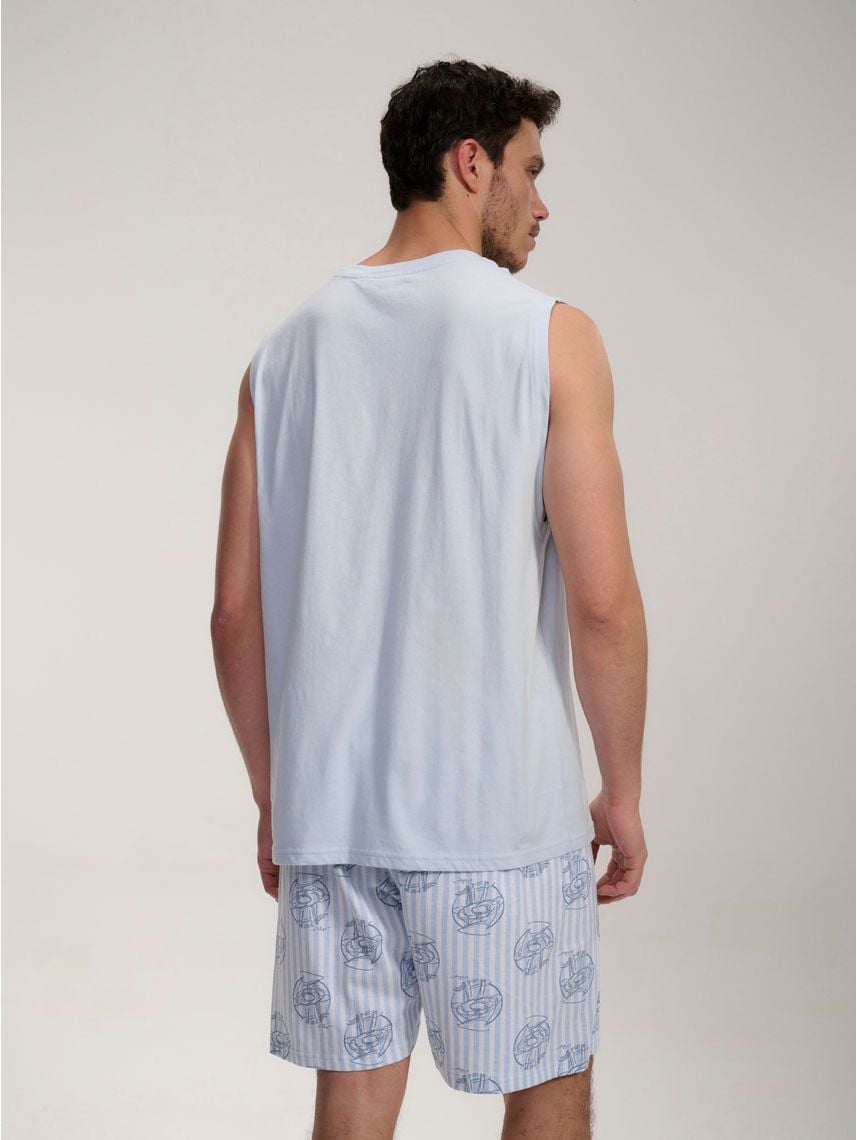 סט פיג’מה קצרה | The Smurfs