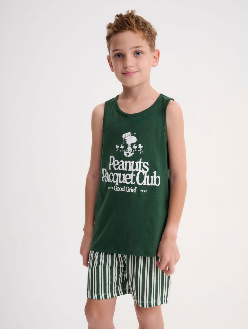 סט פיג’מה קצרה | Snoopy