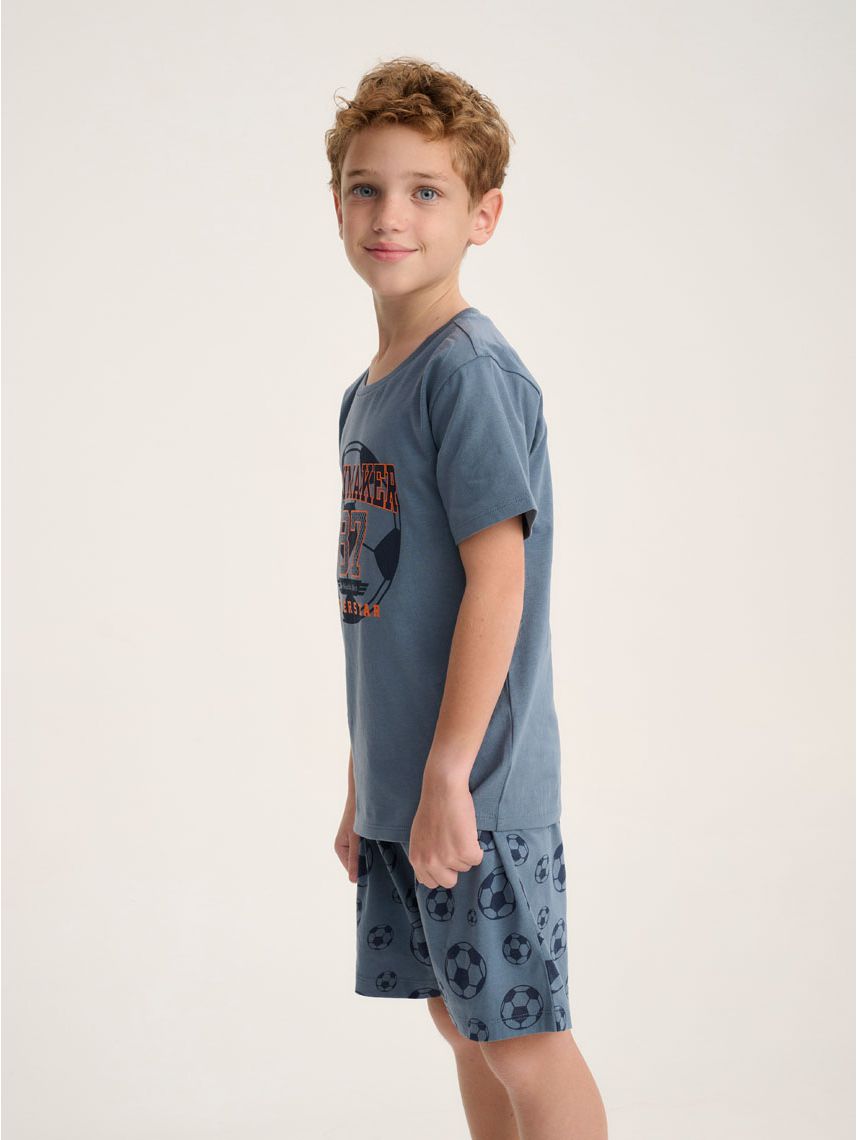 סט פיג’מה קצרה