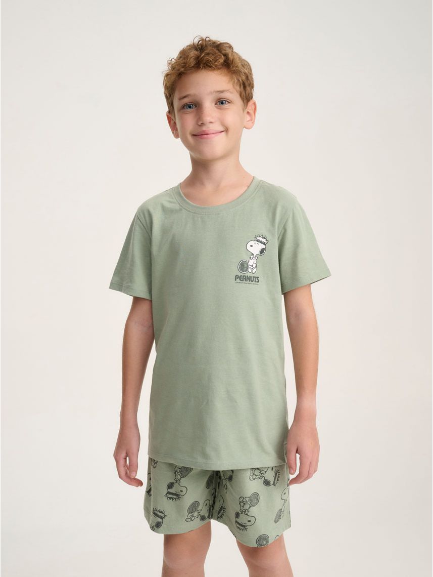 סט פיג’מה קצרה  | Snoopy