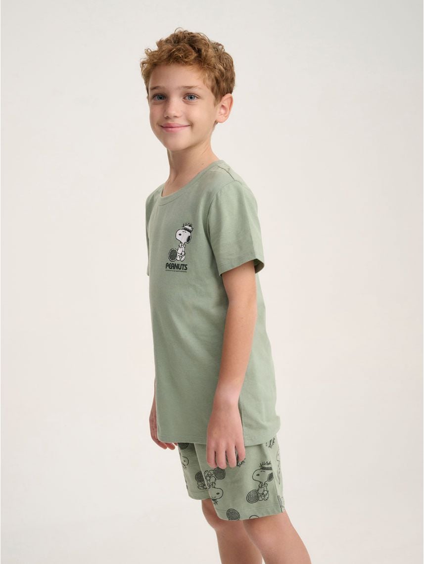 סט פיג’מה קצרה  | Snoopy