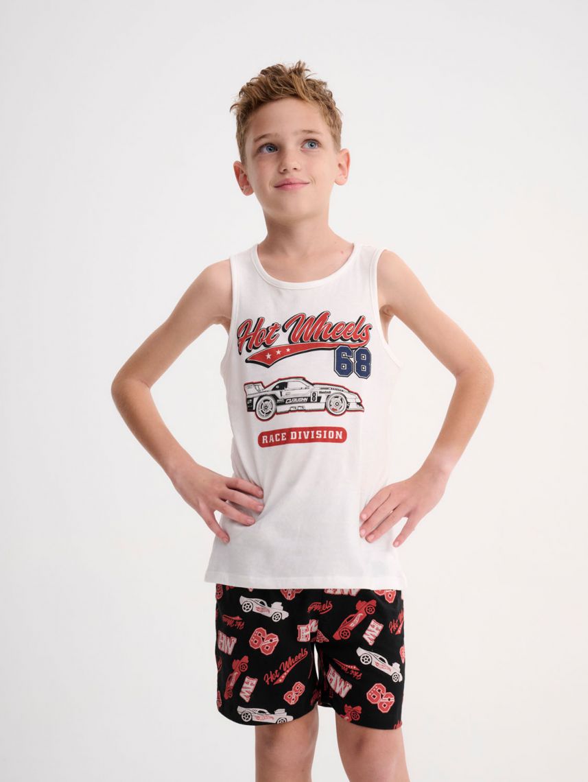 סט פיג’מה קצרה | Hot Wheels