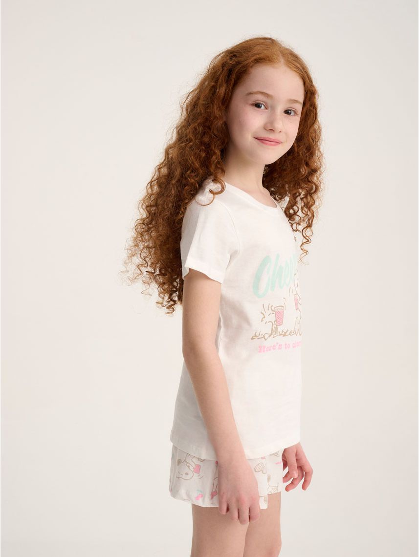 סט פיג’מה קצרה | Snoopy