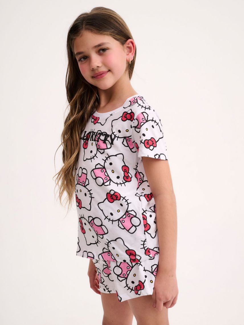 סט פיג’מה קצרה | Hello Kitty