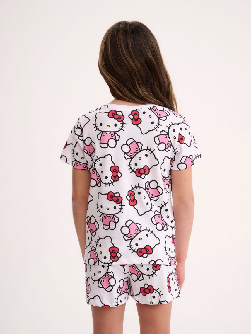 סט פיג’מה קצרה | Hello Kitty