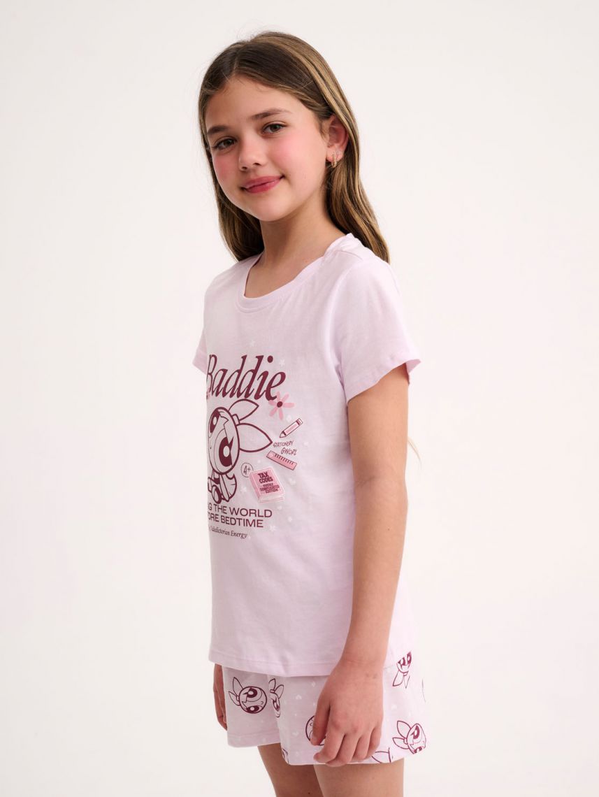 סט פיג’מה קצרה |The Powerpuff Girls