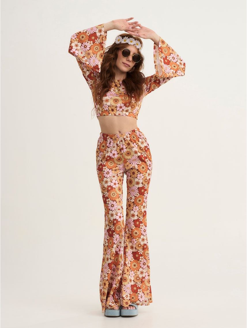 מכנסי פדלפון לתחפשות היפית