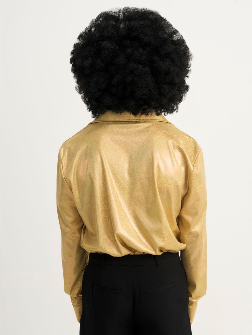 חולצה מכופתרת לתחפושת שנות ה-70