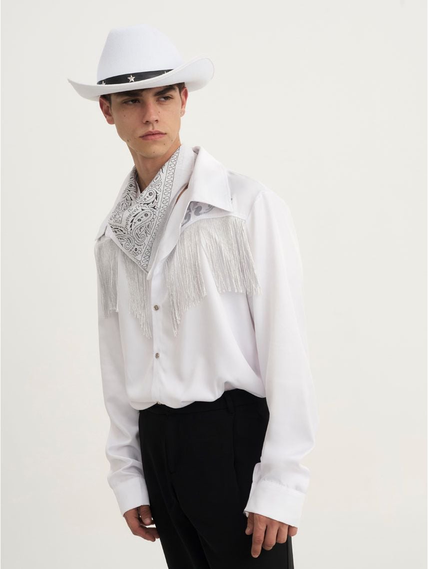 חולצה מכופתרת לתחפושת קאובוי