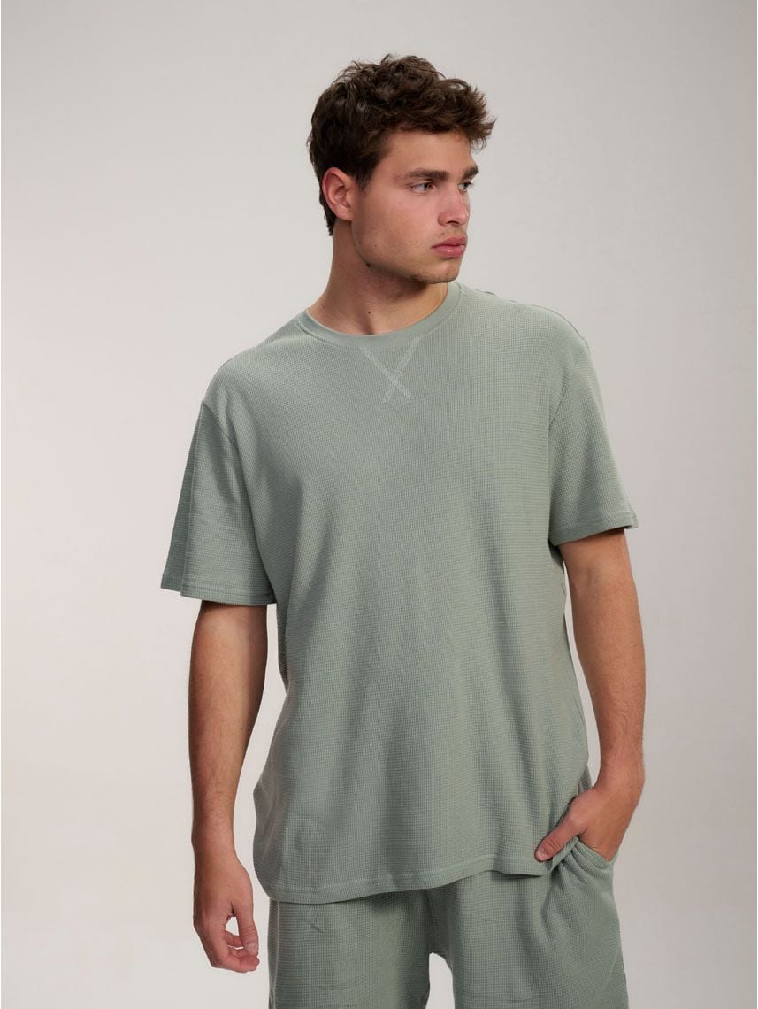 חולצת פיג’מה ופל קצרה