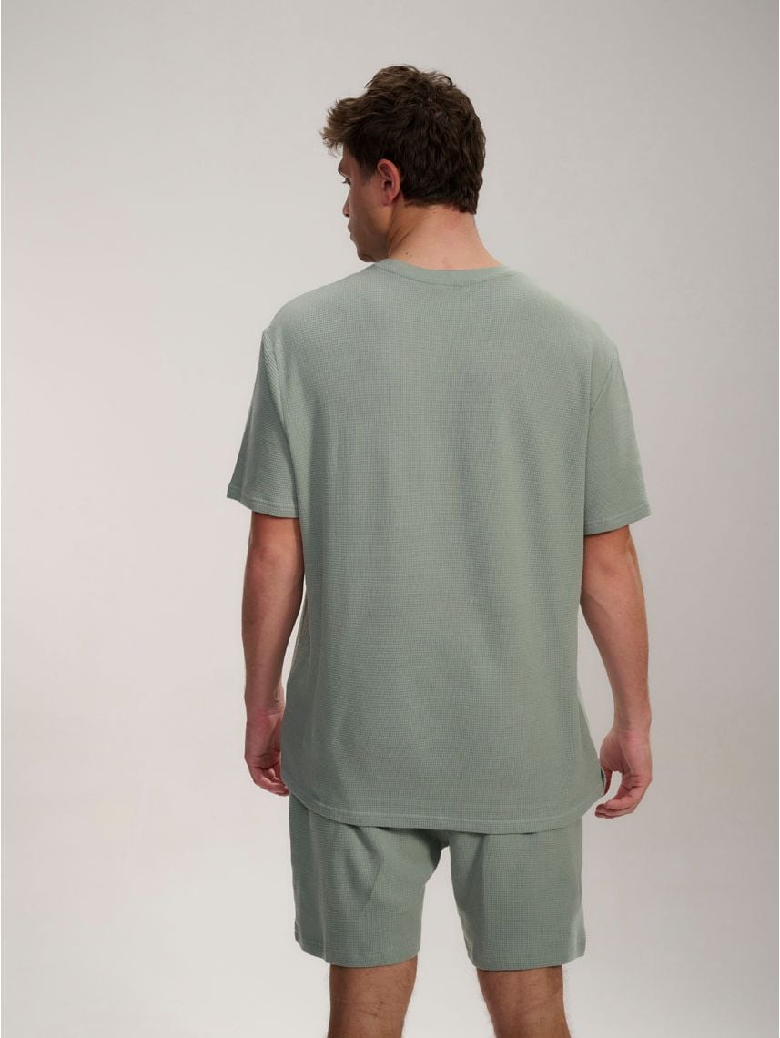 חולצת פיג’מה ופל קצרה