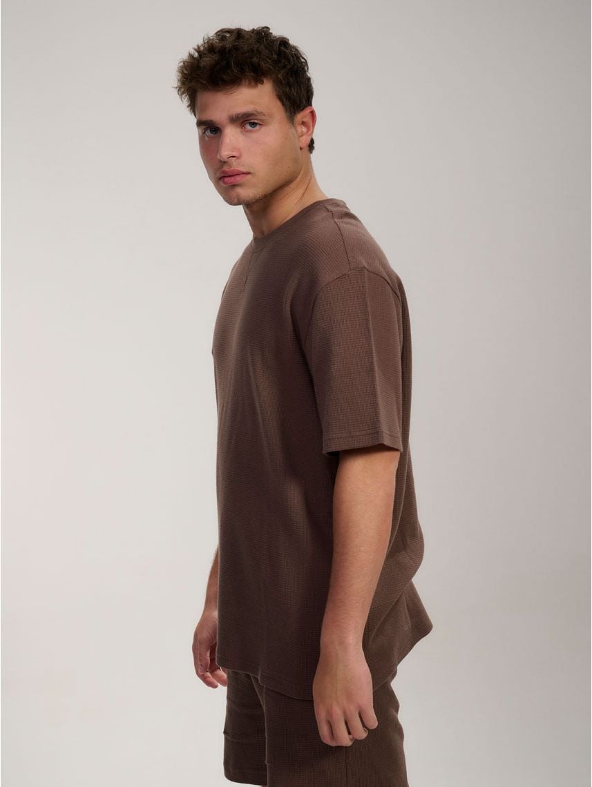 חולצת פיג’מה ופל קצרה