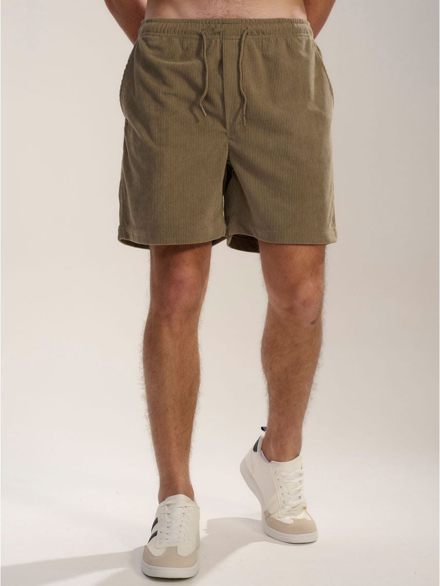 מכנסי קורדרוי קצרים