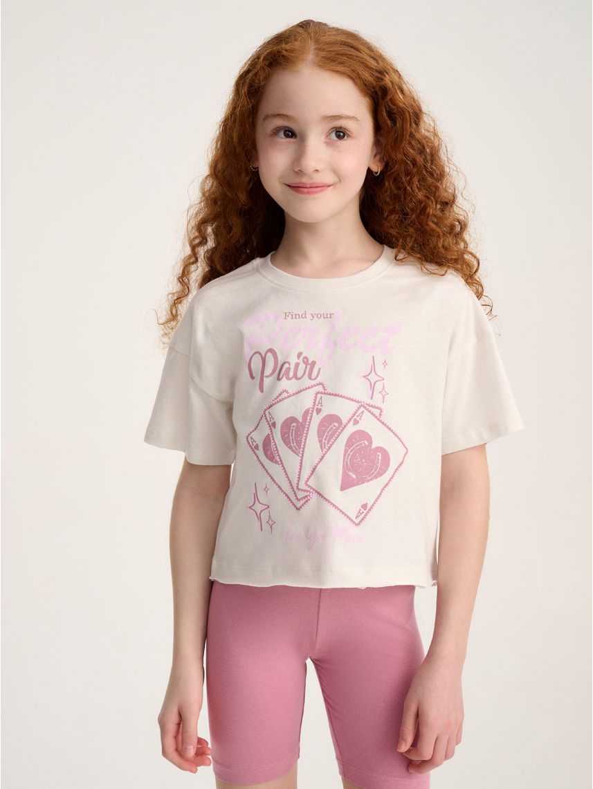 טי-שירט עם סיומת פרומה