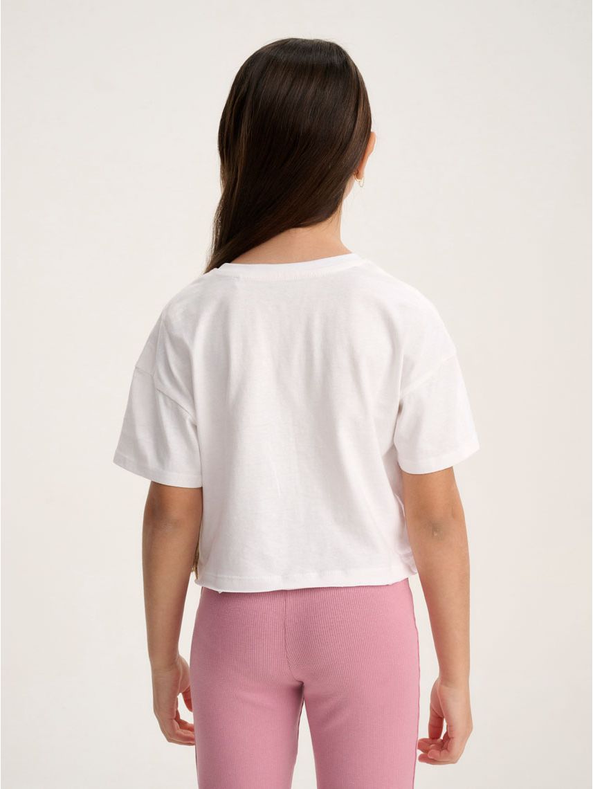 טי-שירט עם סיומת פרומה