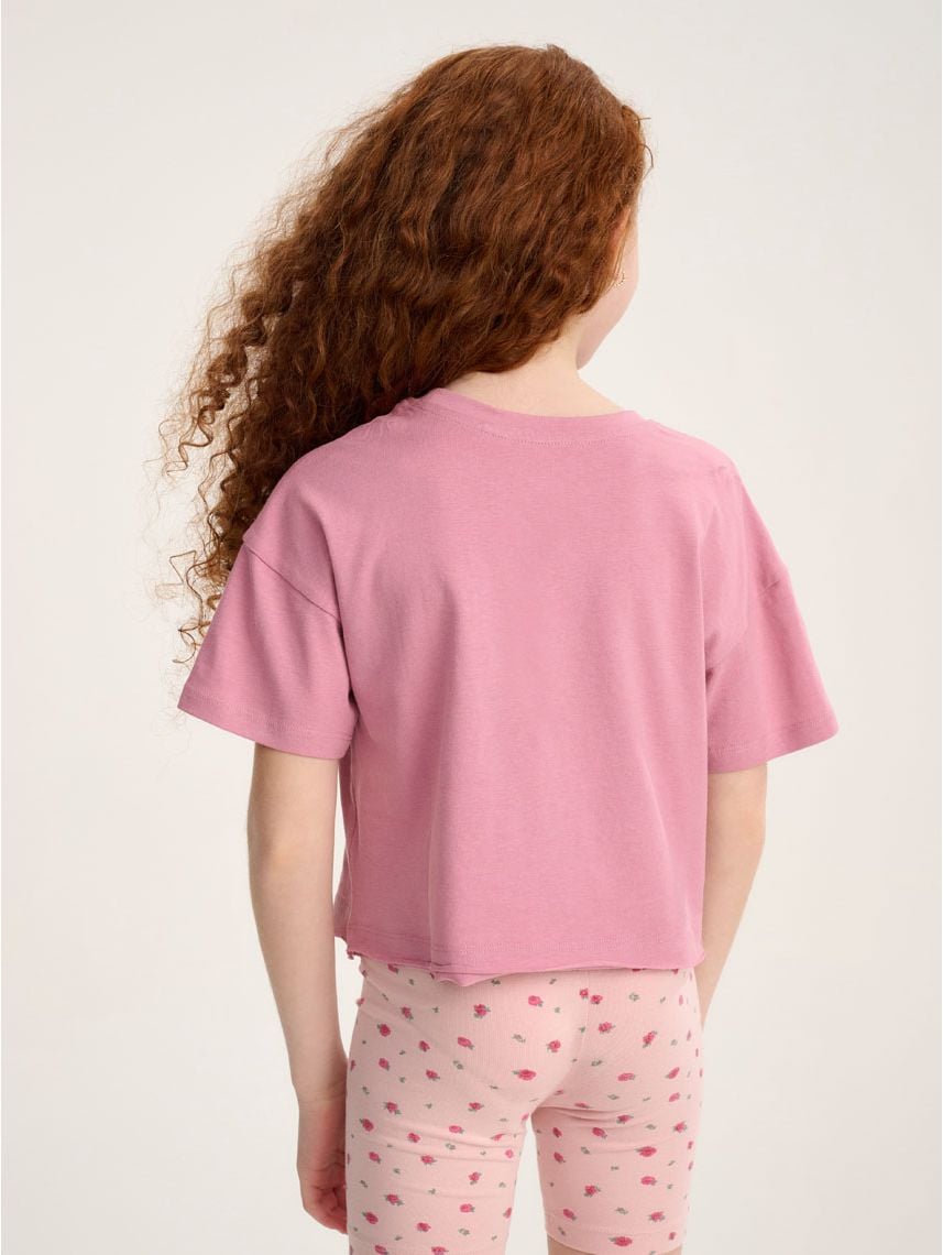 טי-שירט עם סיומת פרומה