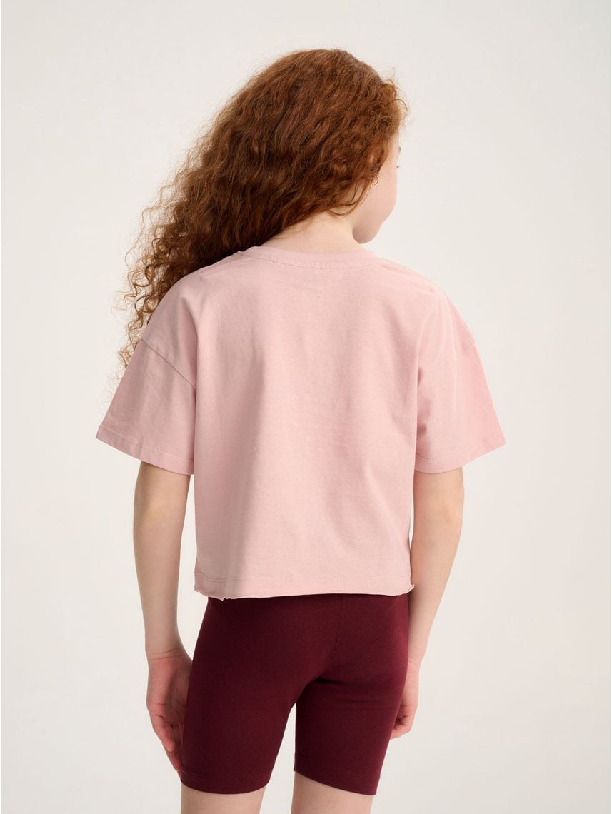 טי-שירט עם סיומת פרומה