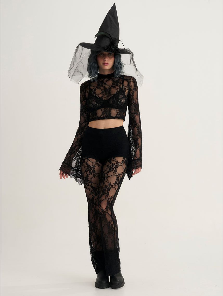 מכנסי תחרה ארוכים לתחפושת