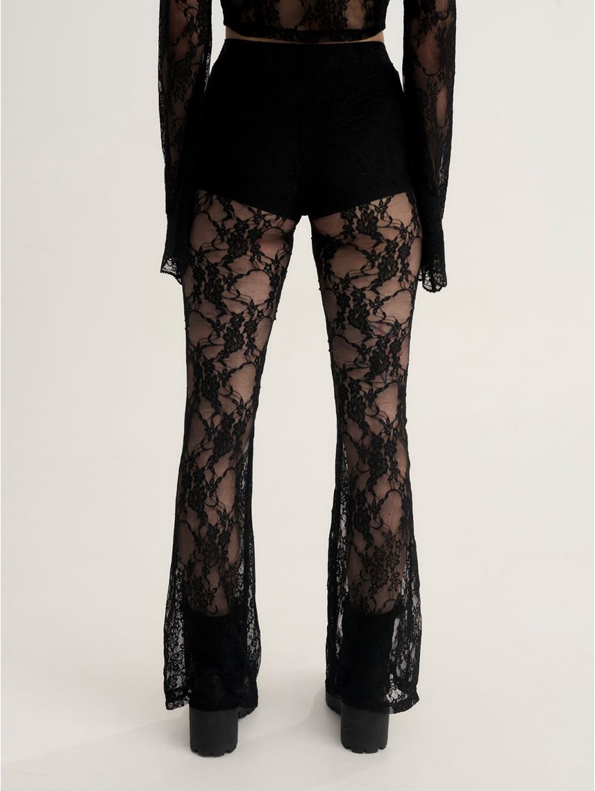 מכנסי תחרה ארוכים לתחפושת