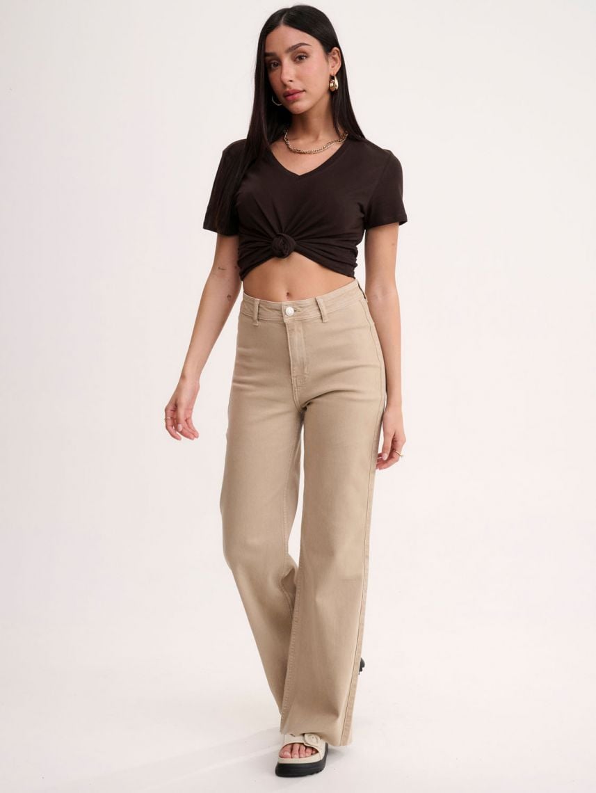 ג’ינס עם סיומת פרומה