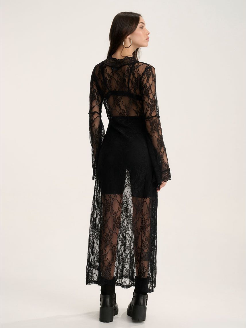 שמלת מקסי תחרה