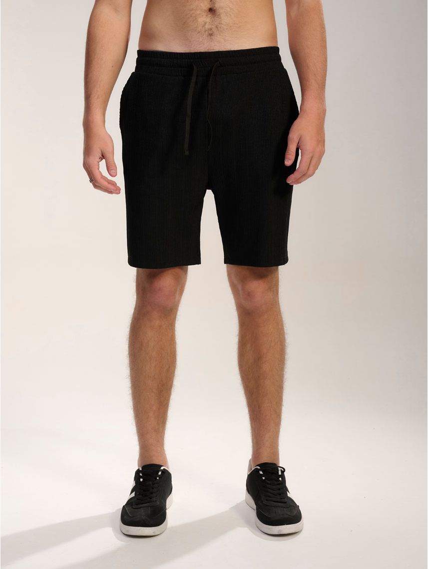 מכנסי טקסטורה קצרים