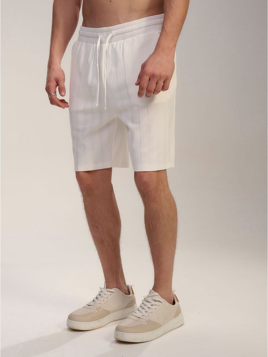 מכנסי טקסטורה קצרים