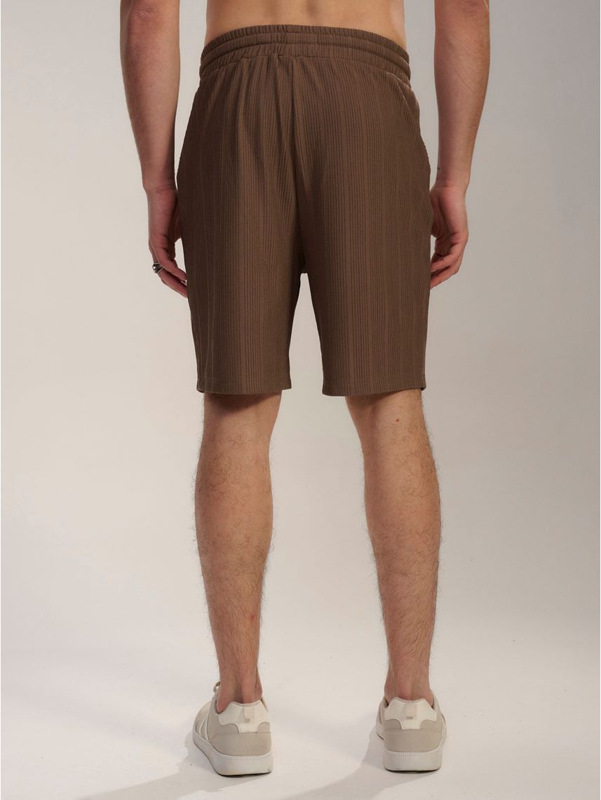 מכנסי טקסטורה קצרים