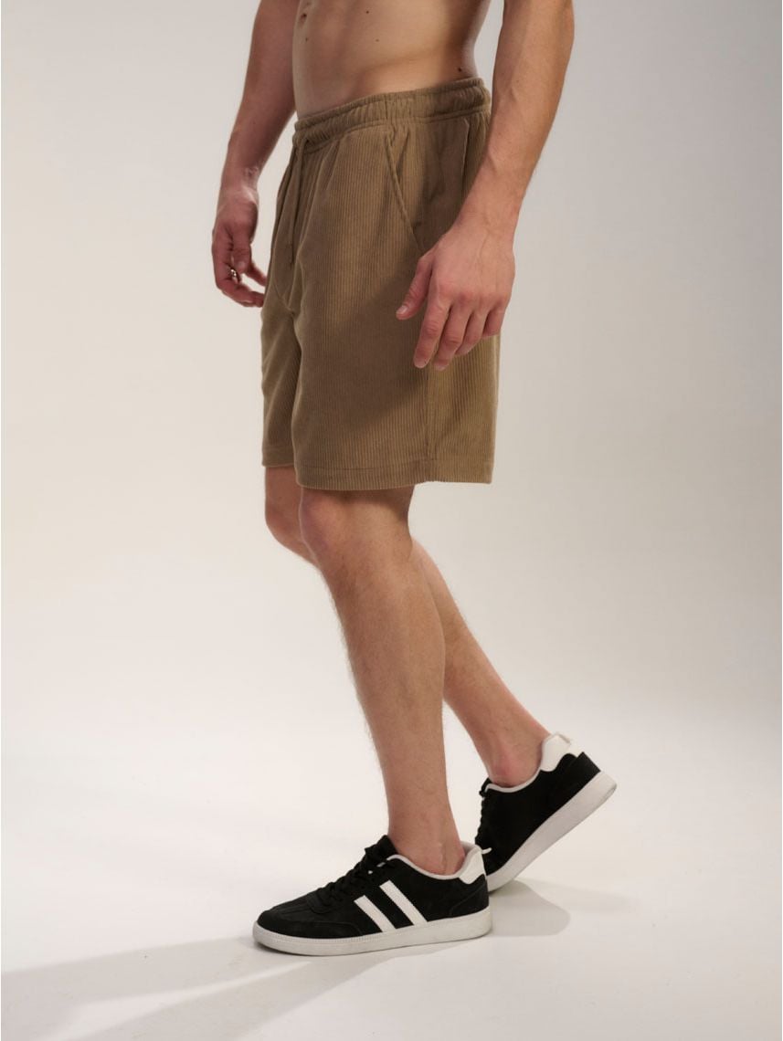 מכנסי קורדרוי קצרים