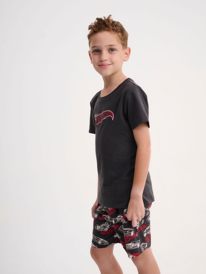 סט פיג’מה קצרה | Hot Wheels
