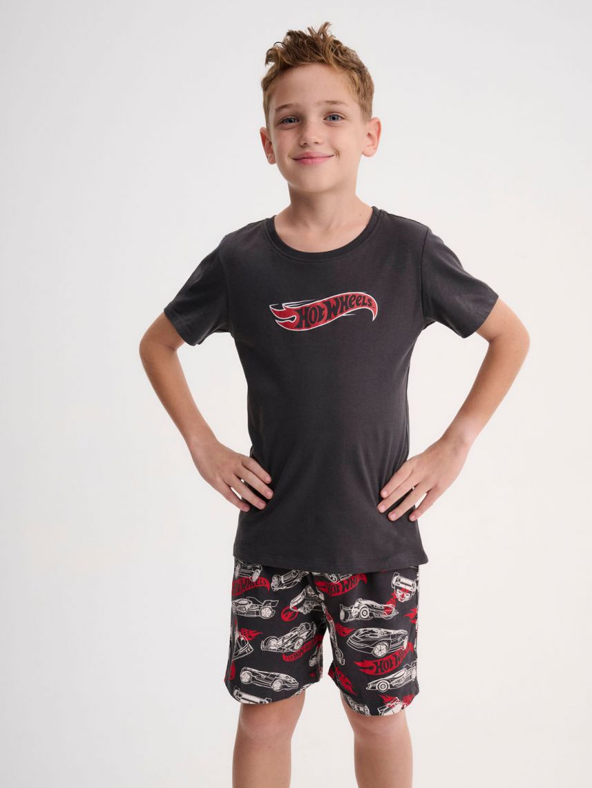 סט פיג’מה קצרה | Hot Wheels
