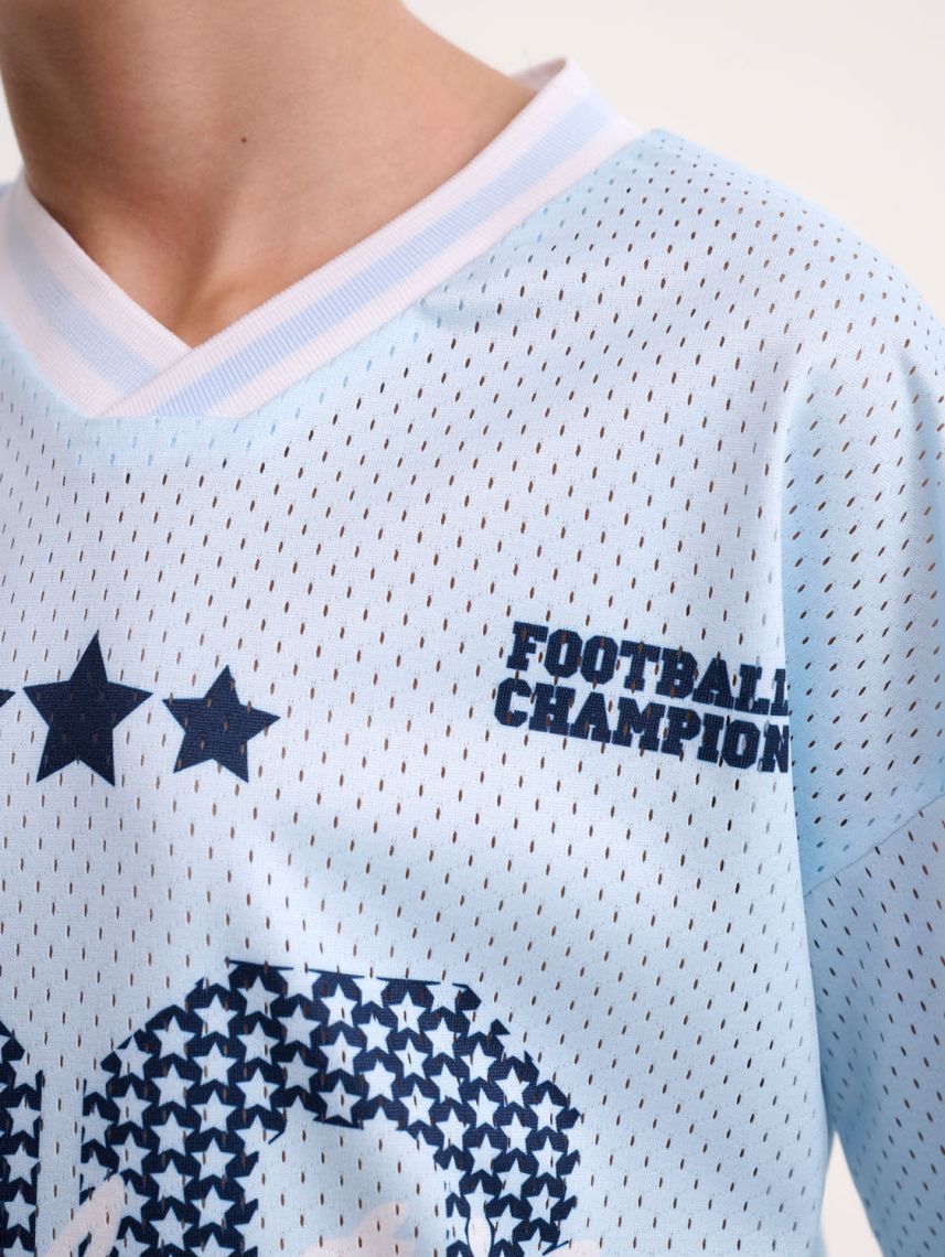 טי-שירט רשת ספורטיבית