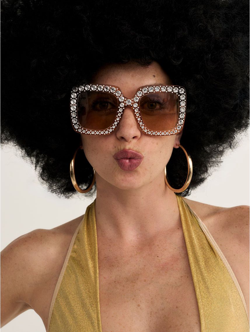 משקפי שמש נוצצות לתחפושת