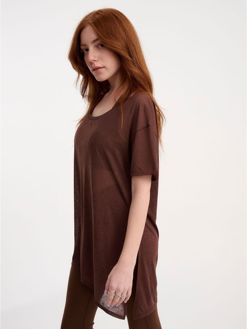 טי-שירט אקטיב אסימטרית