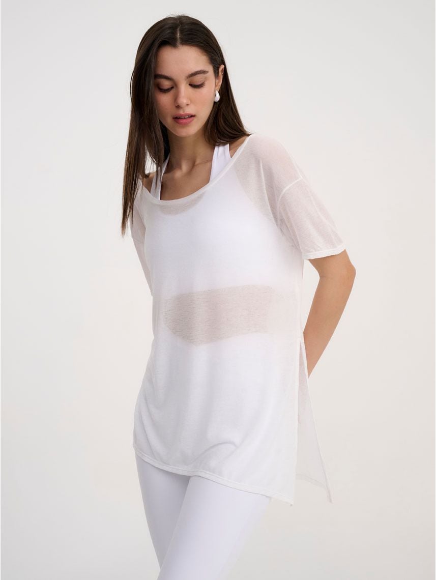 טי-שירט אקטיב אסימטרית