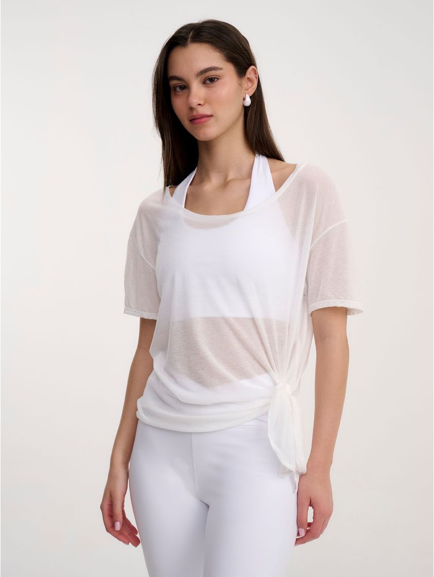 טי-שירט אקטיב אסימטרית