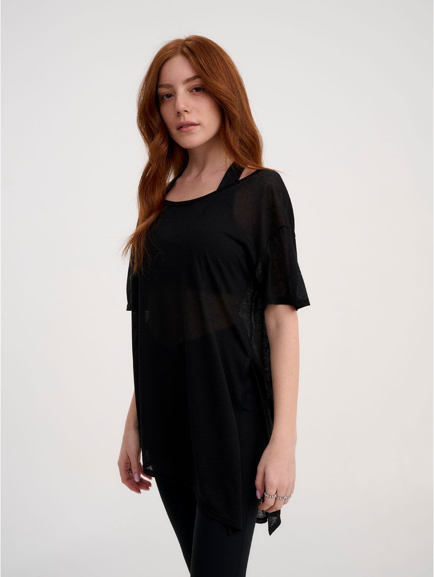 טי-שירט אקטיב אסימטרית