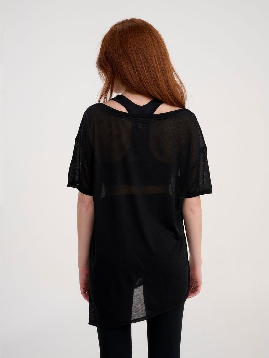 טי-שירט אקטיב אסימטרית