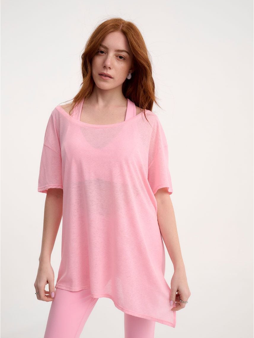 טי-שירט אקטיב אסימטרית