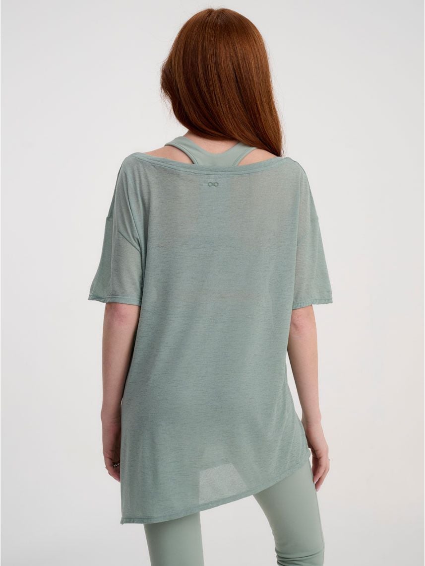 טי-שירט אקטיב אסימטרית