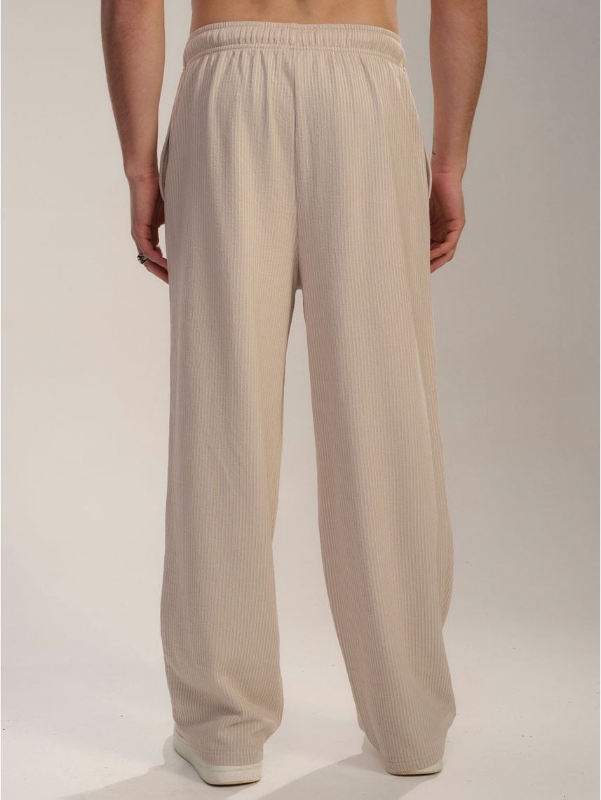 מכנסי טקסטורה ארוכים