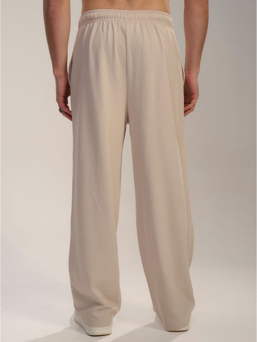 מכנסי טקסטורה ארוכים