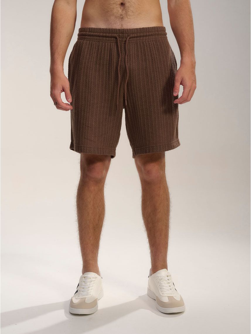 מכנסי טקסטורה קצרים