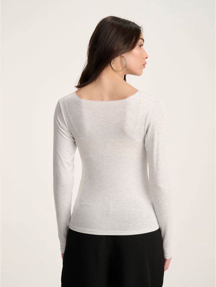 חולצת בייסיק ארוכה