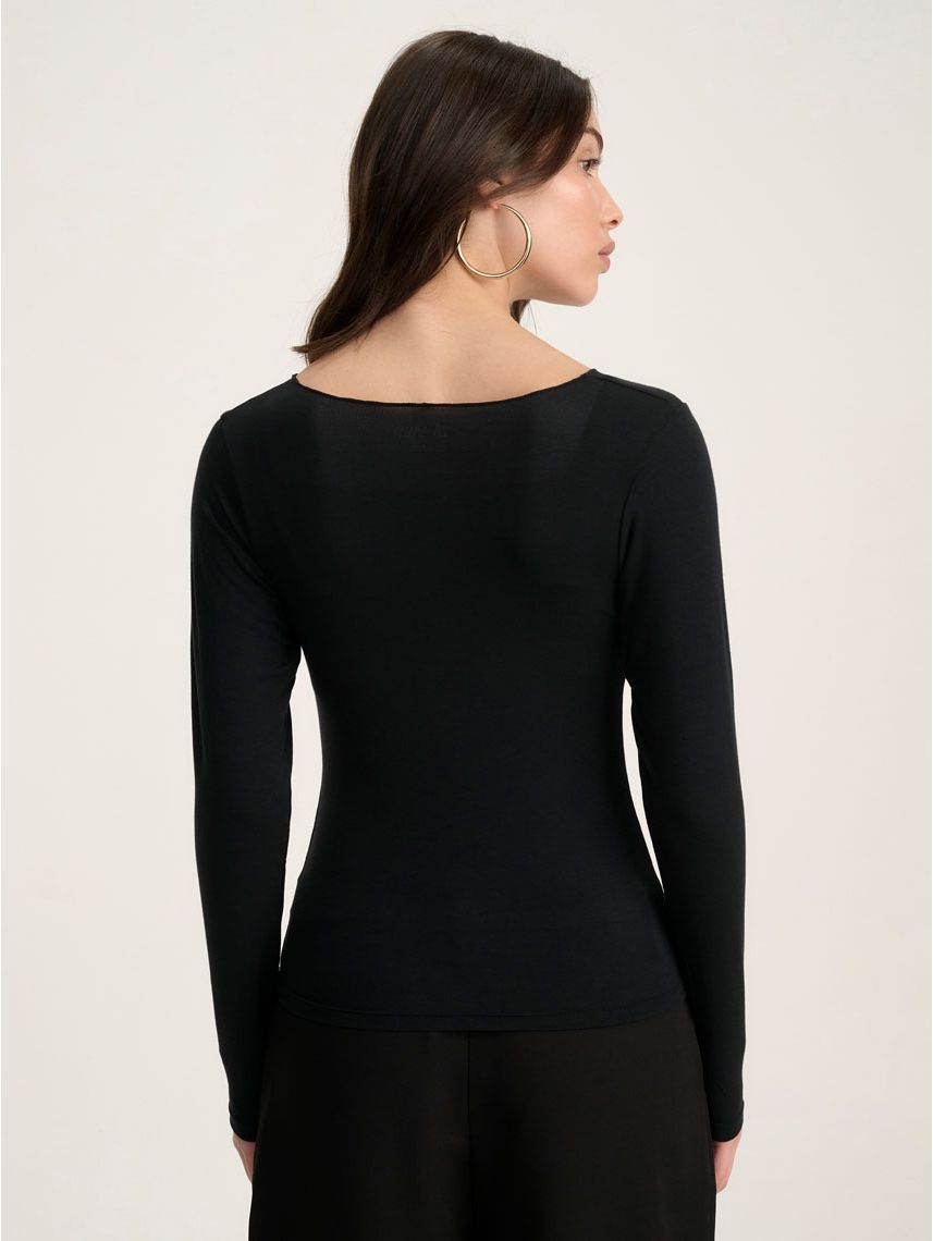 חולצת בייסיק ארוכה