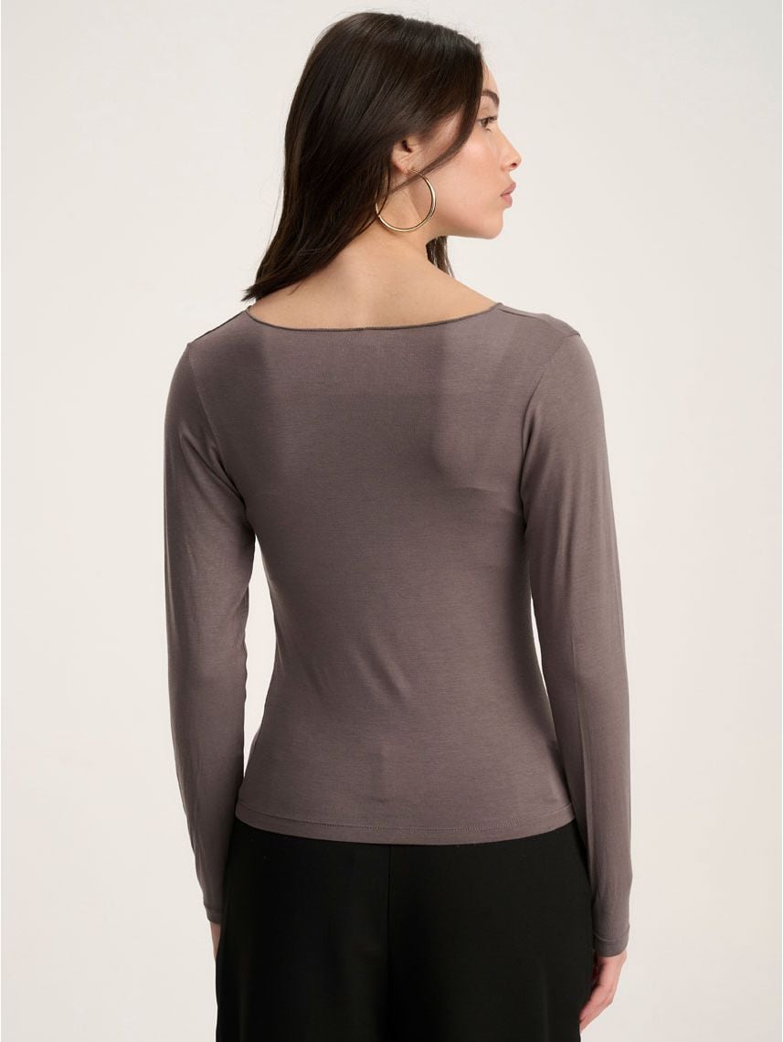 חולצת בייסיק ארוכה