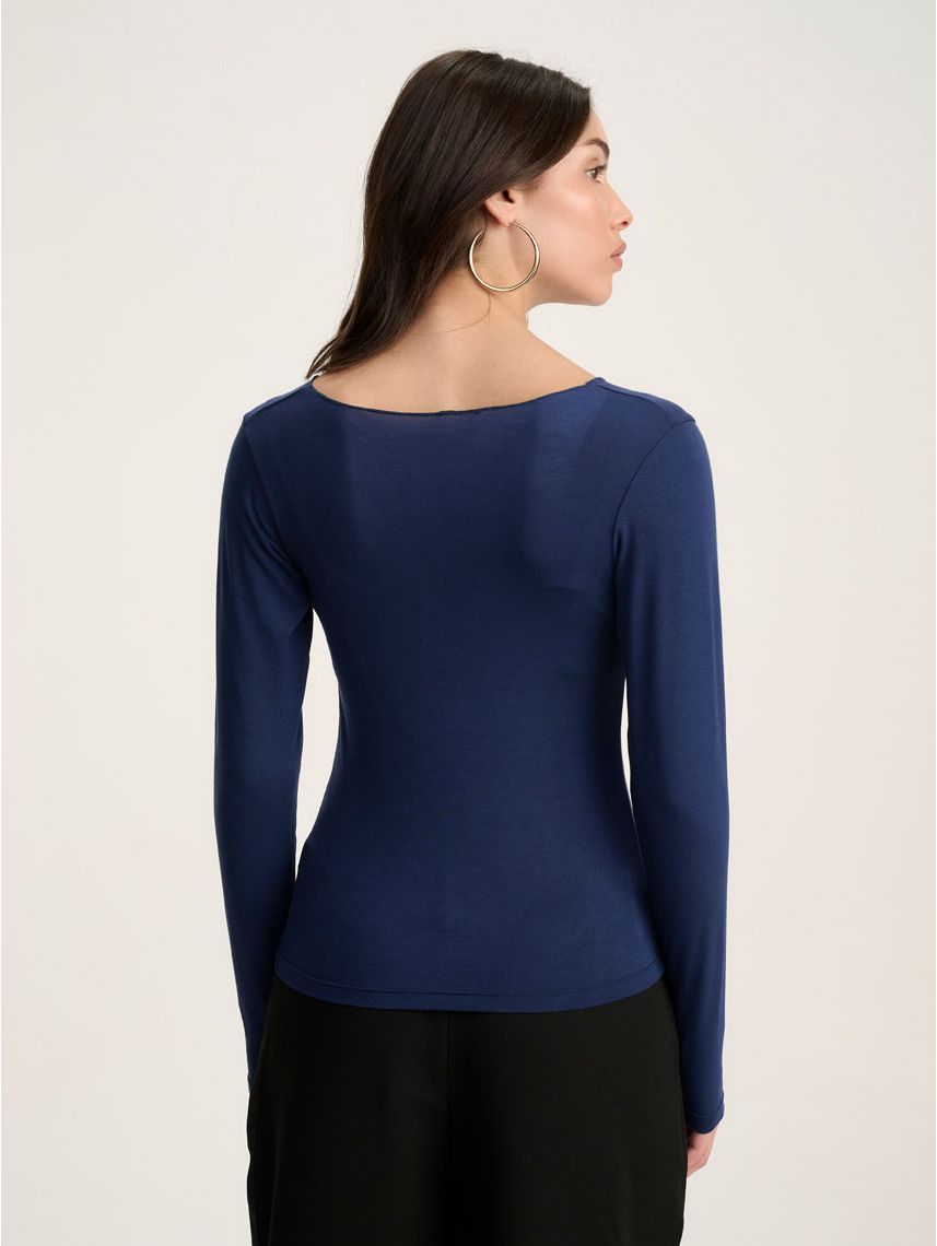 חולצת בייסיק ארוכה