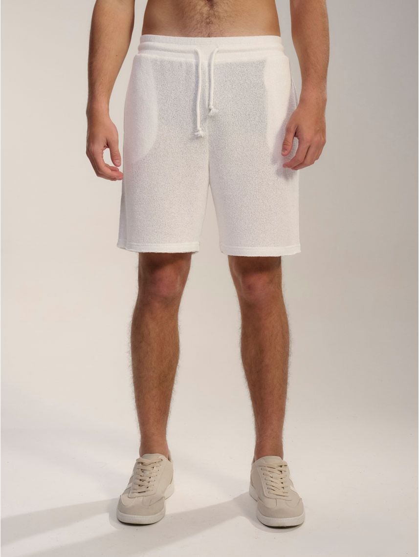 מכנסי טקסטורה קצרים