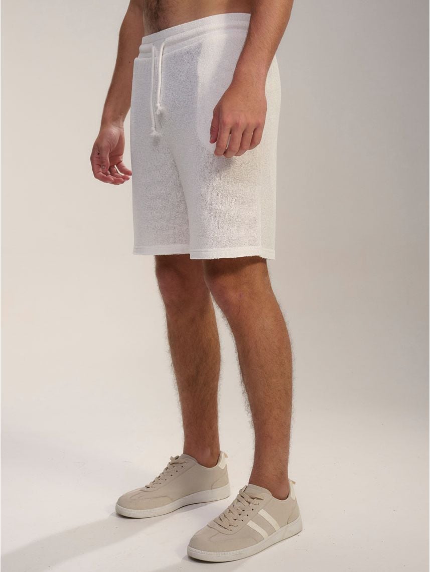 מכנסי טקסטורה קצרים